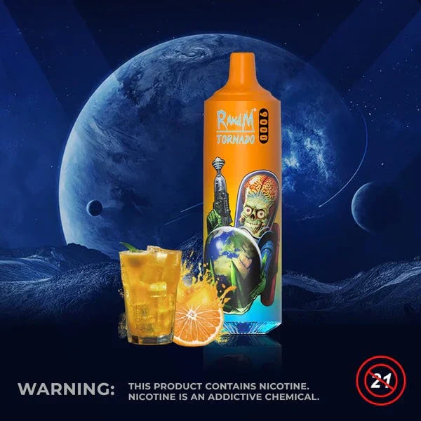 Tornado R&M Orange Soda (9000 Puffs)